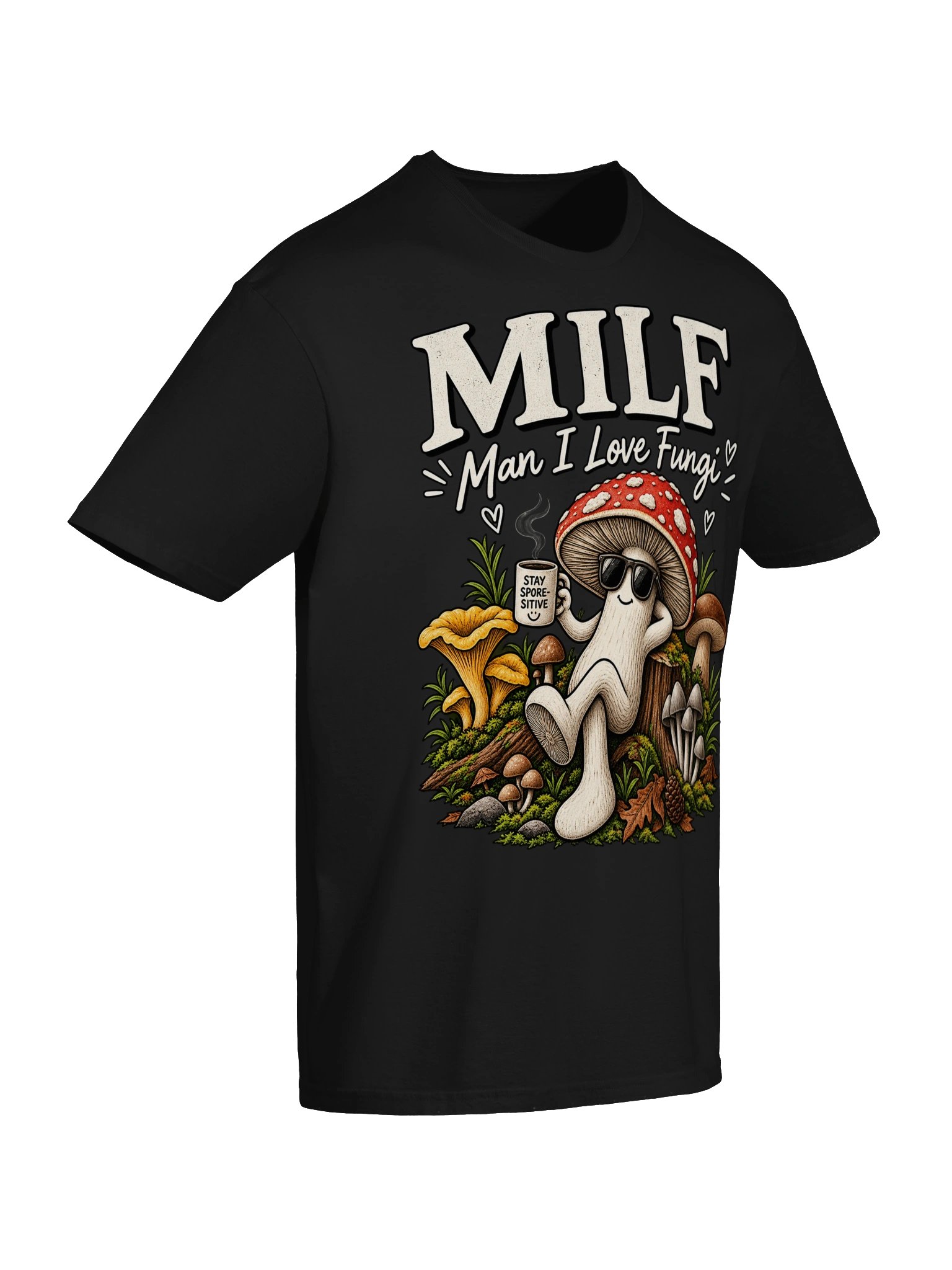 MILF – Man I Love Fungi Funny Mushroom T-Shirt product image (6)