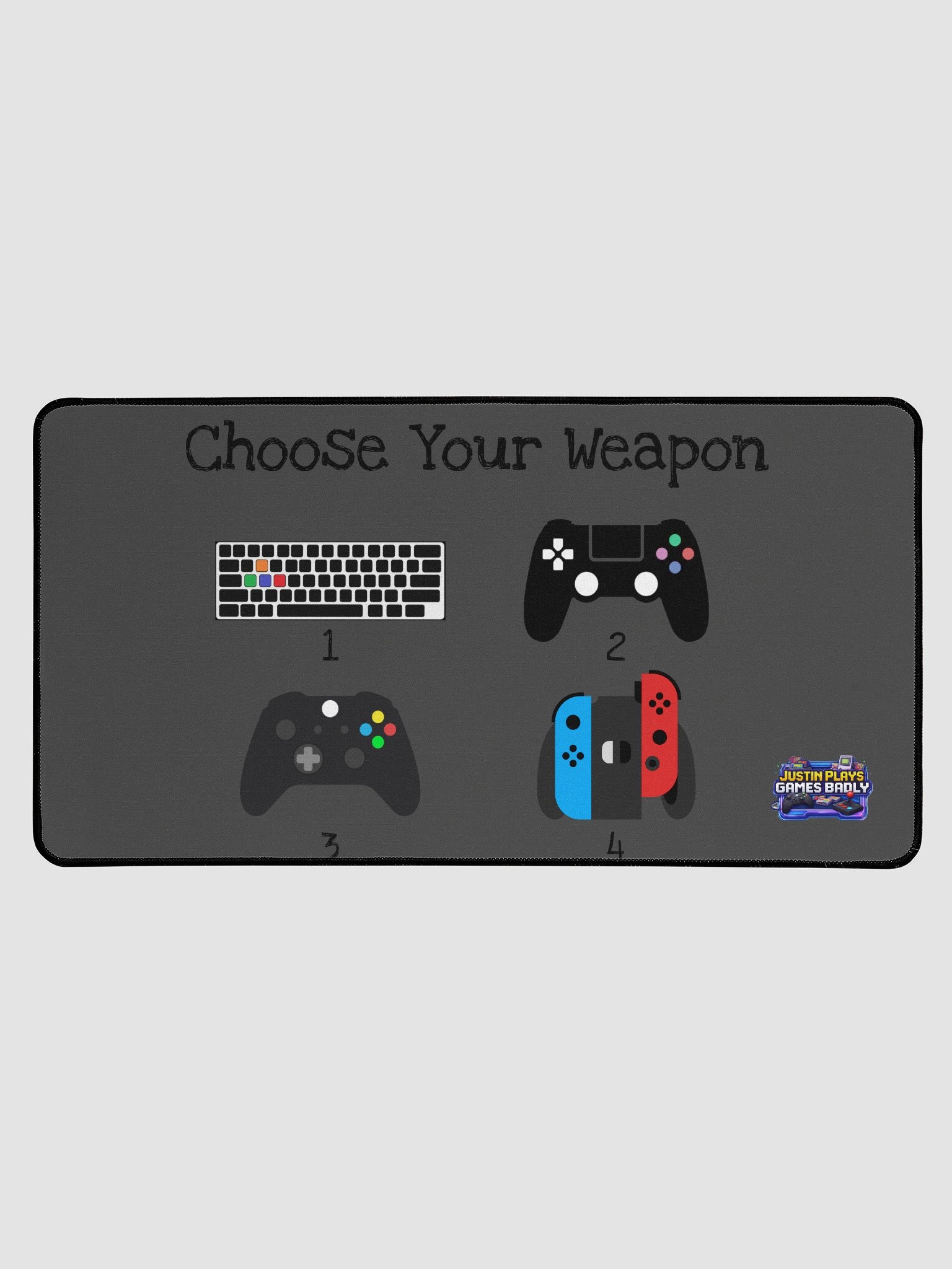 Choose Your Weapon Desk Mat product image (1)