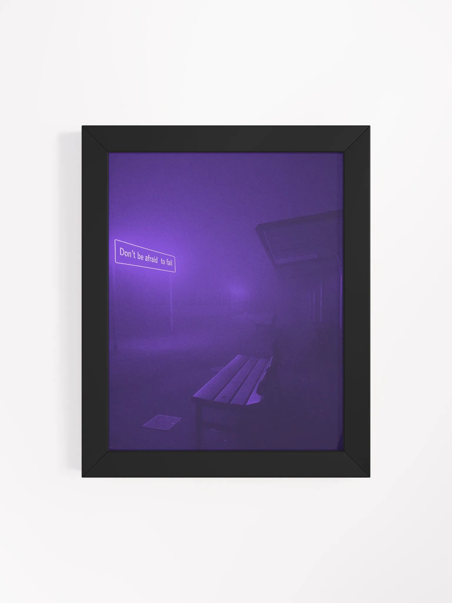 "Dont be afraid to fail" Framed Poster product image (4)