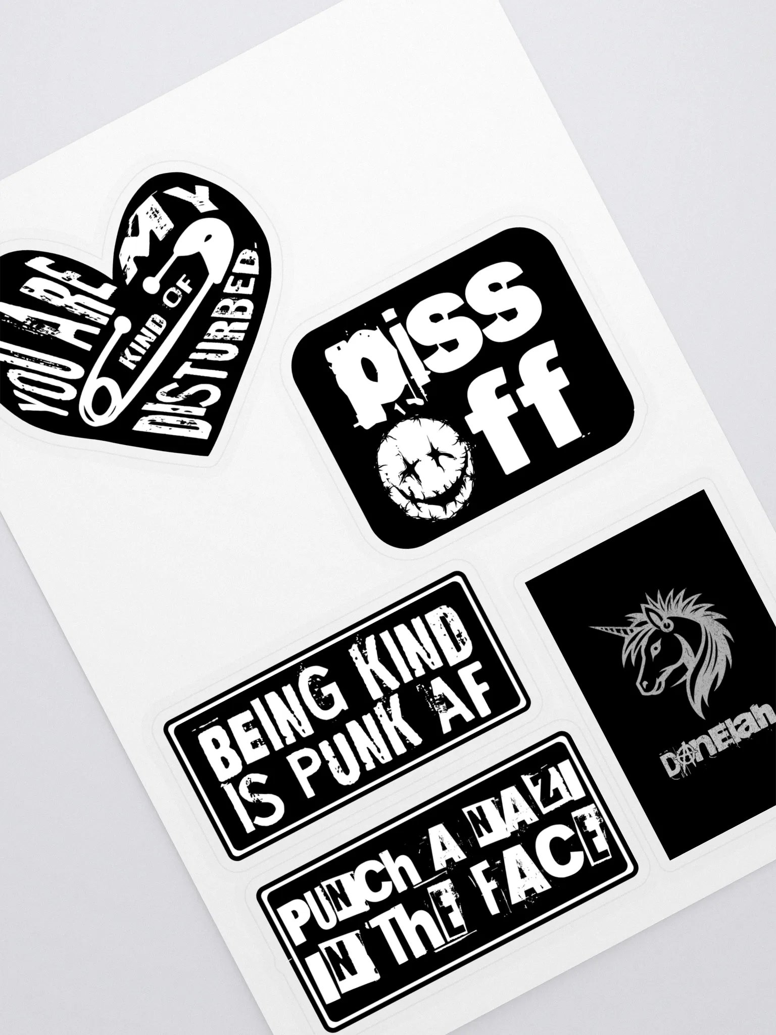 Punk "Patches" Set 2 Sticker Sheet product image (1)