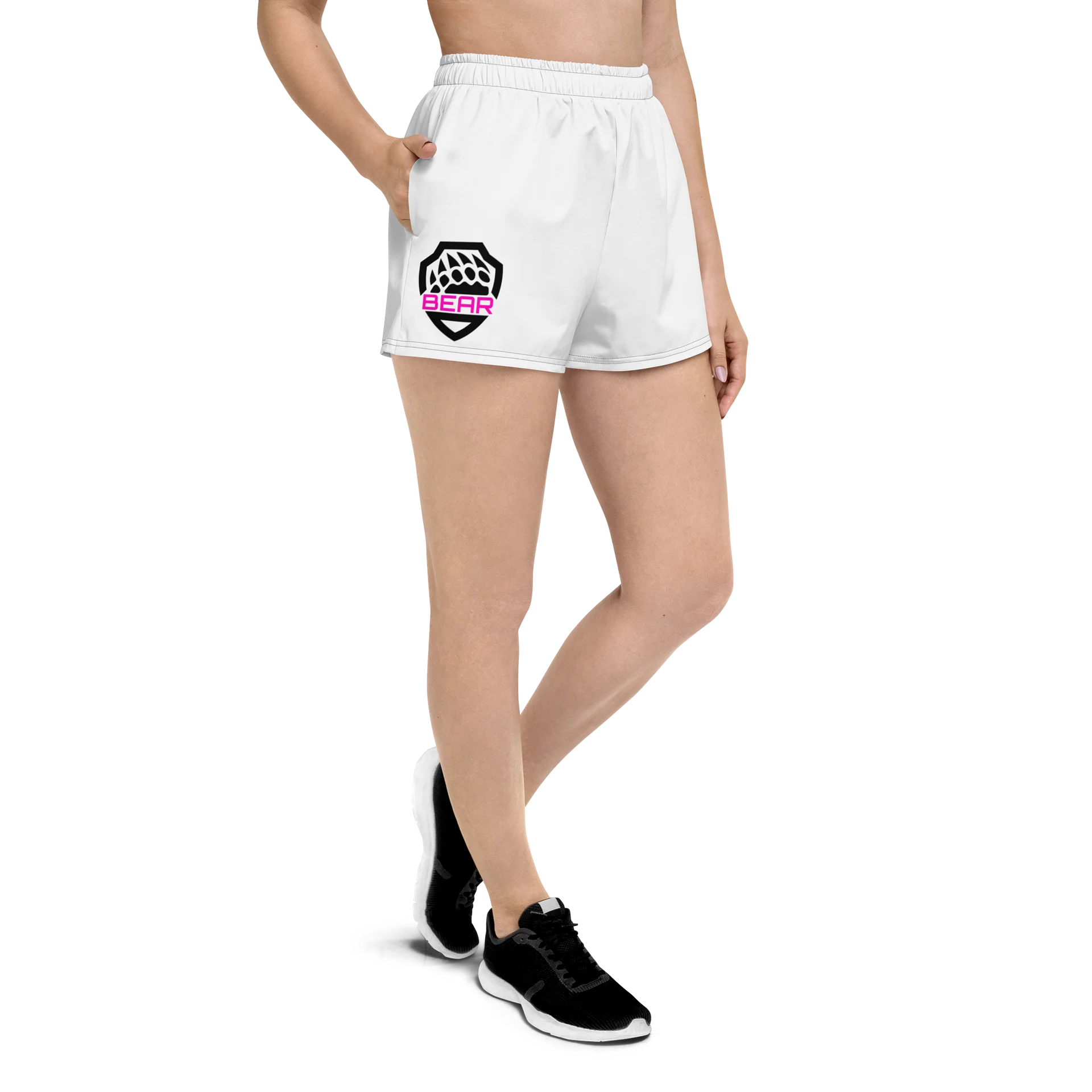 Magenta BEAR Athletic Shorts product image (3)