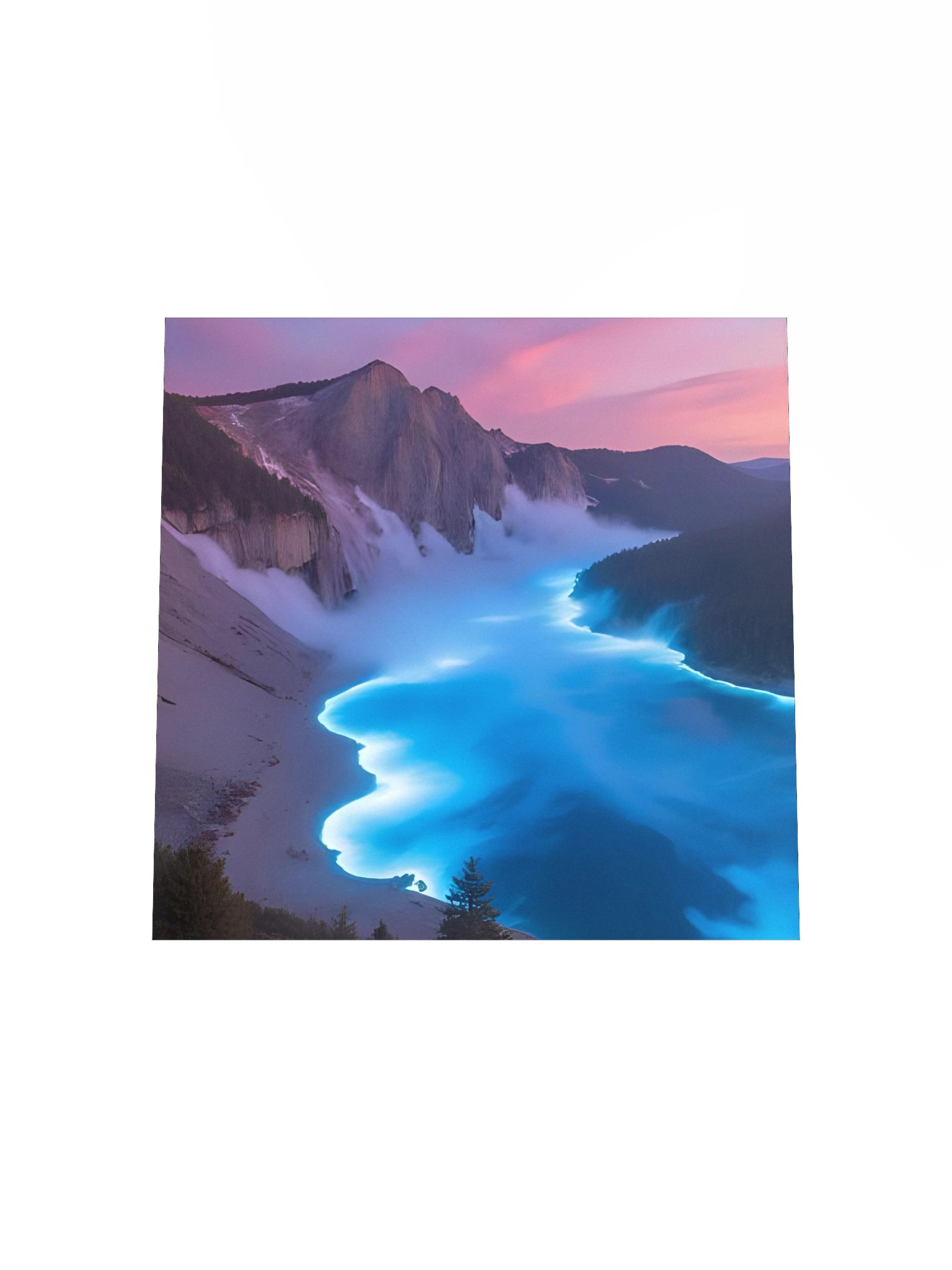 Aurora River Glow Poster product image (17)