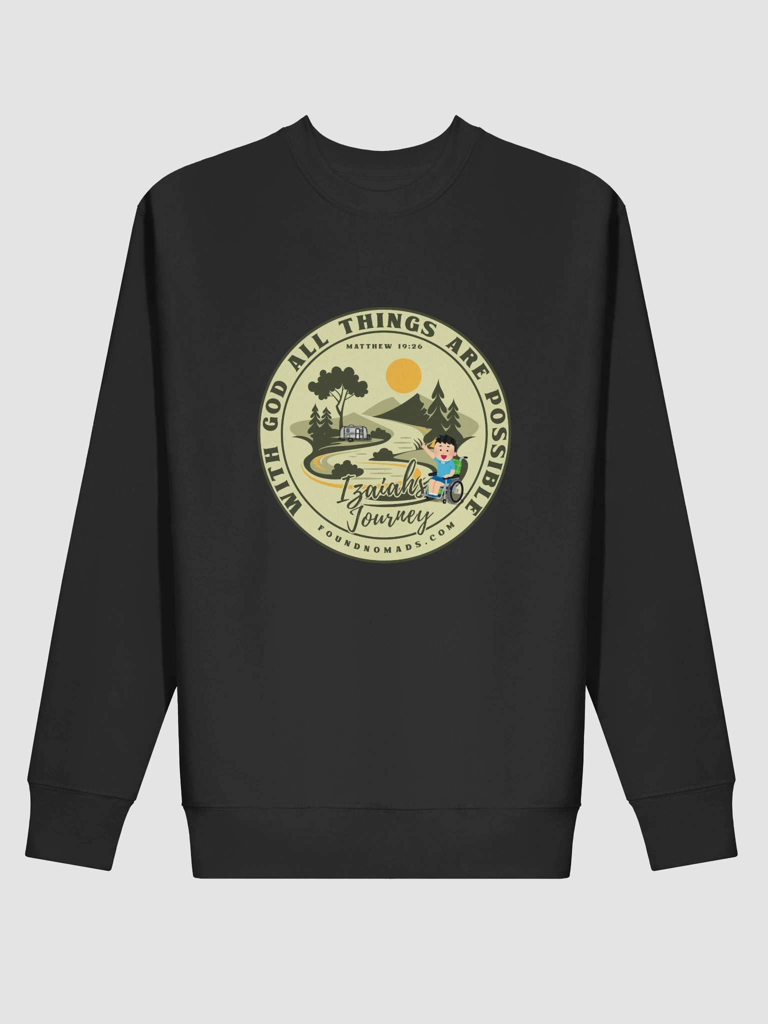 Izaiah’s Journey Crewneck Sweatshirt 2 product image (2)