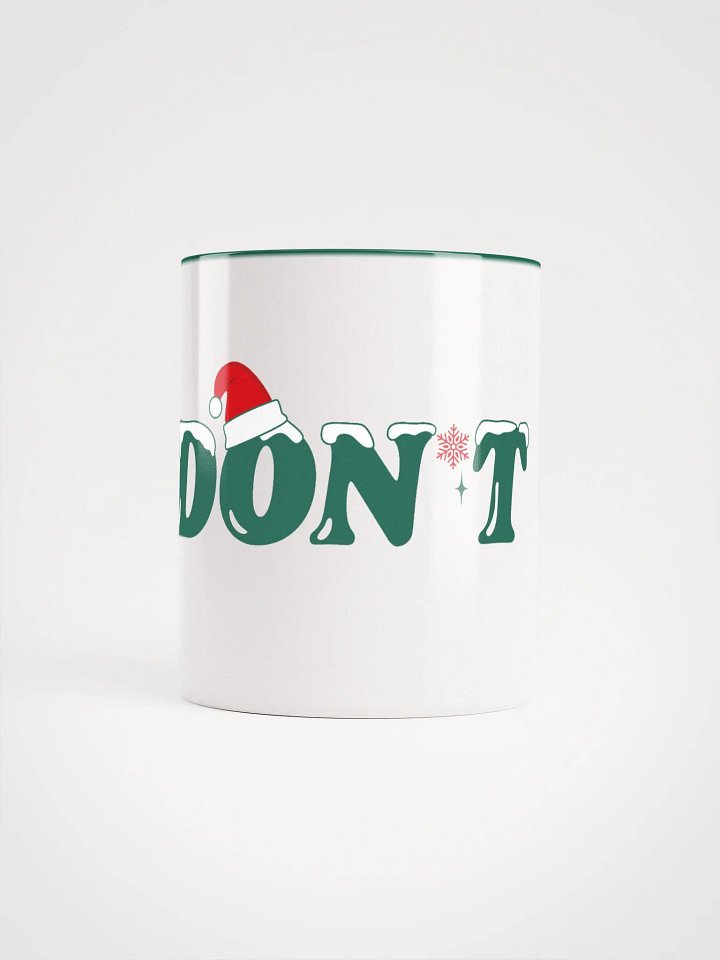 DON'T Christmas Mug - Green product image (1)
