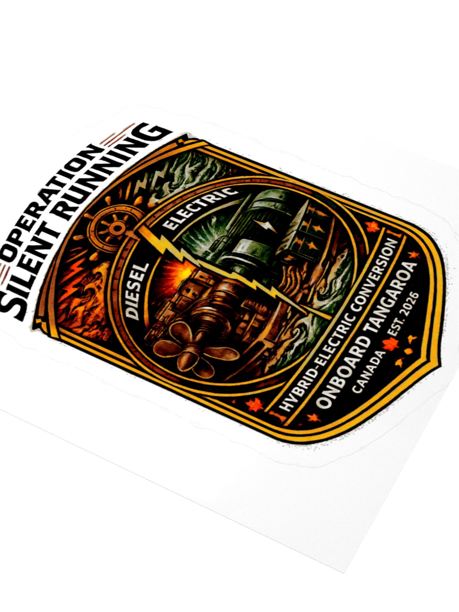 Sticker – Silent Running Badge product image (3)