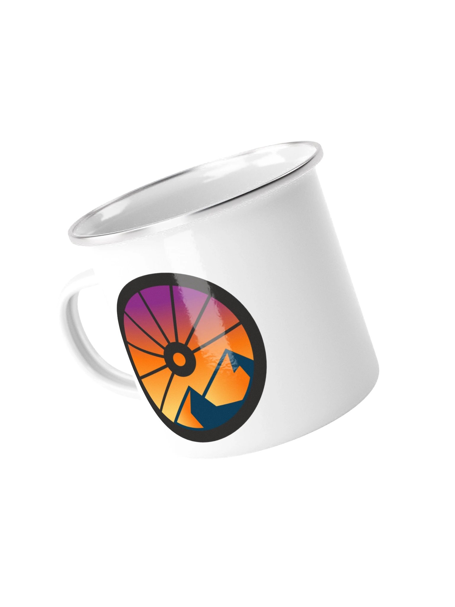 Lost Spoke Enamel Camp Mug – Full Colour product image (2)