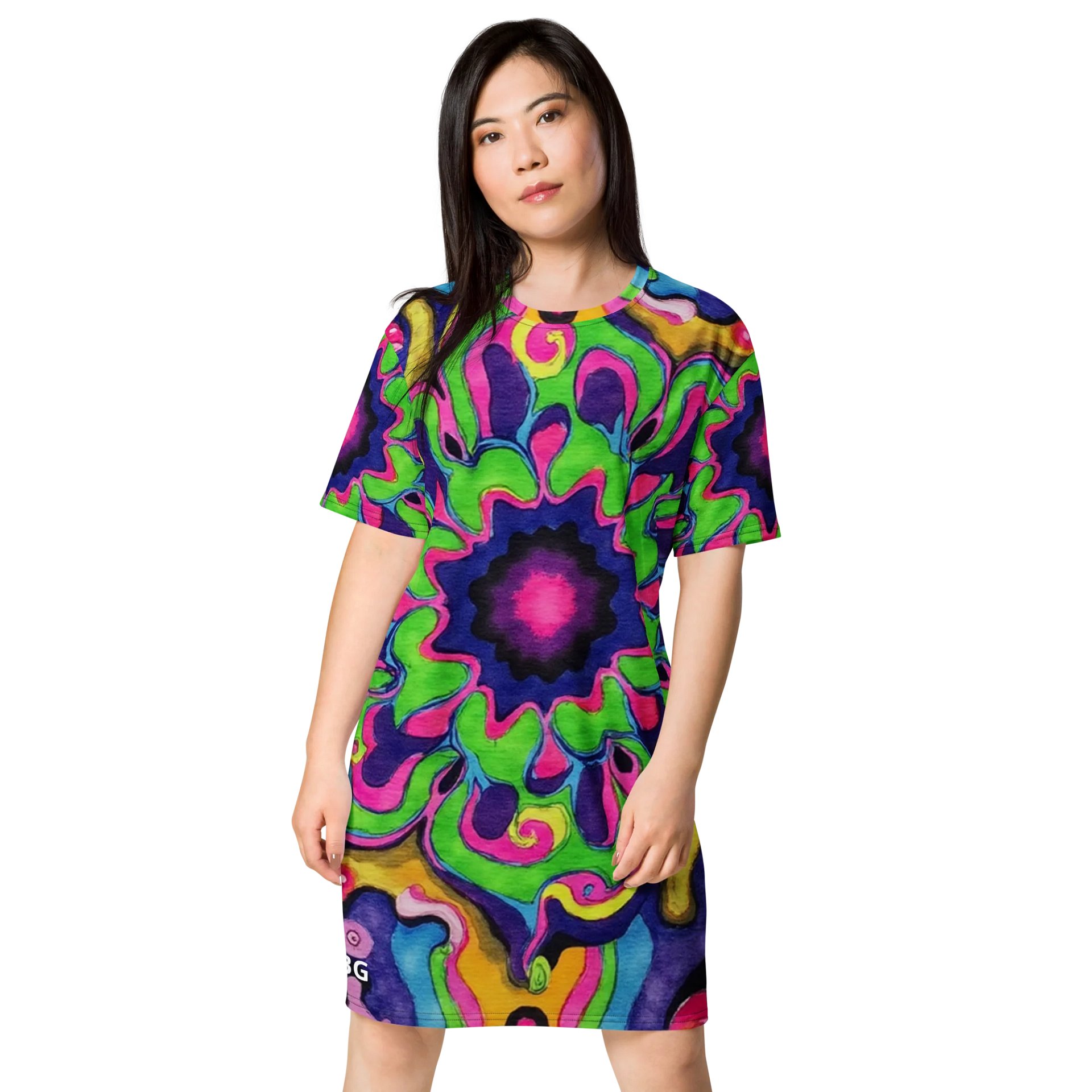 Barry Grady Psychedelic All-Over Dress product image (1)