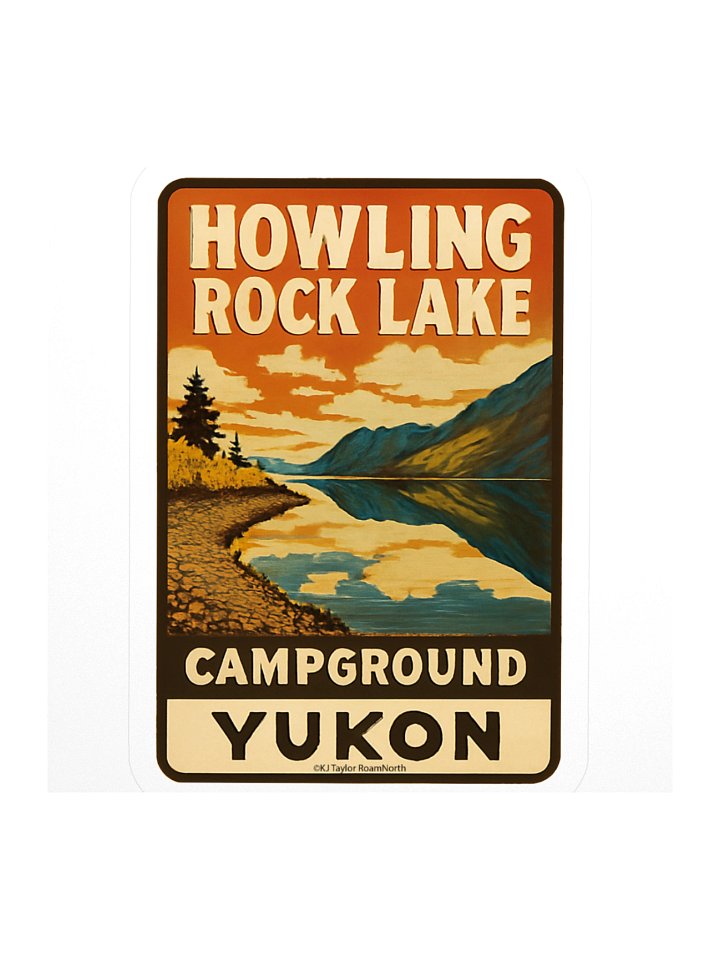 Howling Rock Lake Campground Decal product image (1)