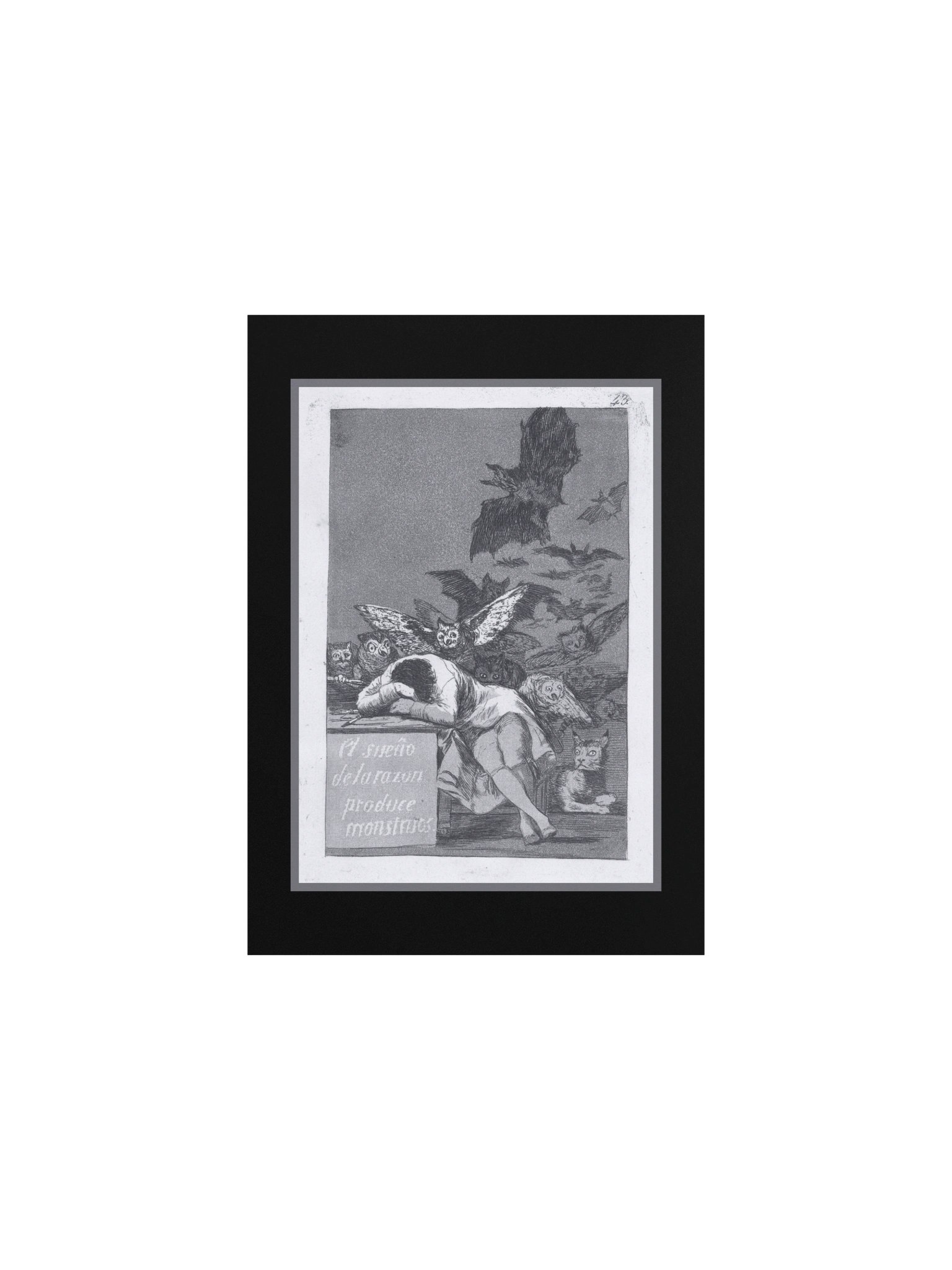 The Sleep of Reason Produces Monsters Print product image (1)