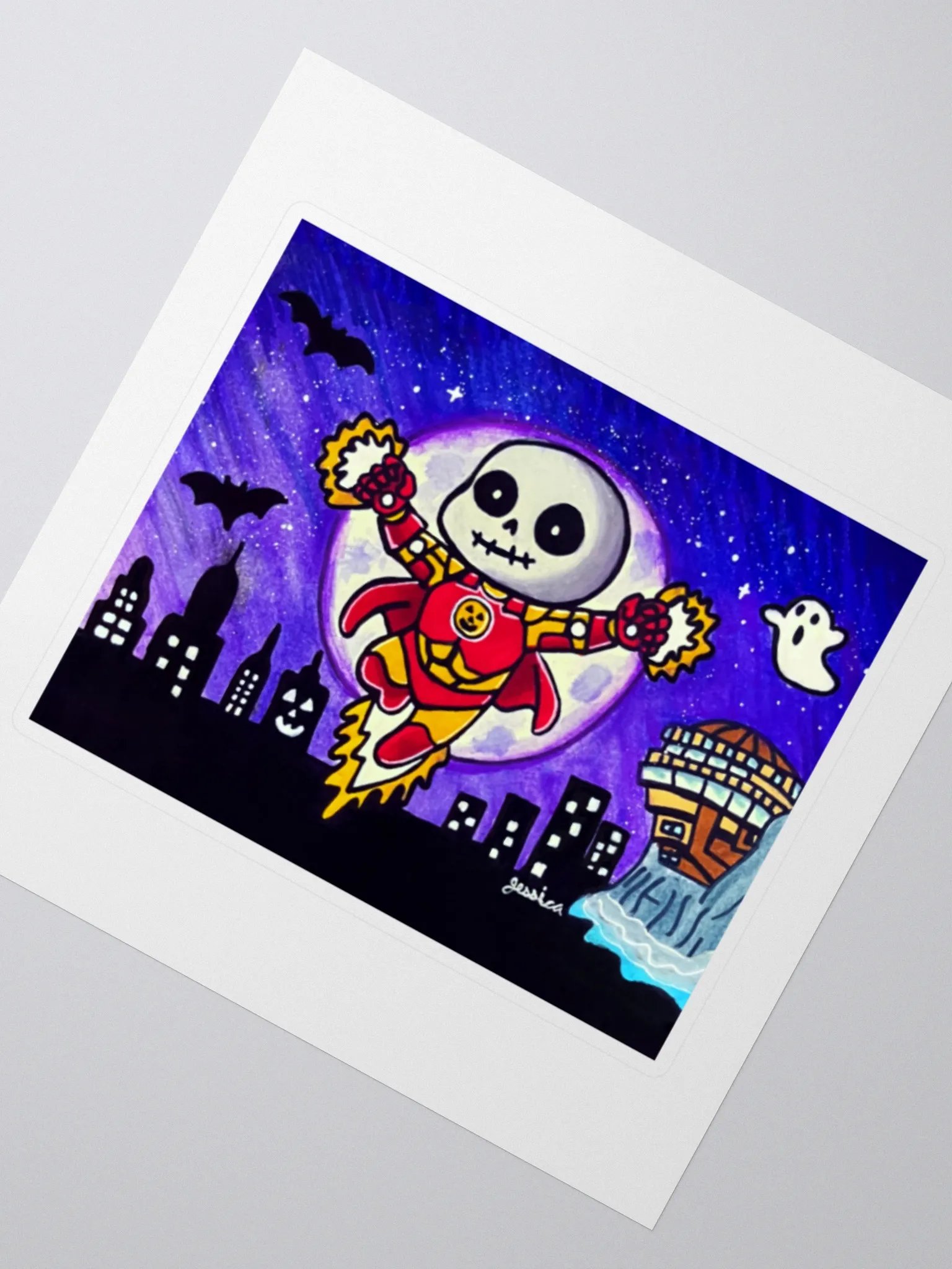 Steel Superhero Sticker product image (2)