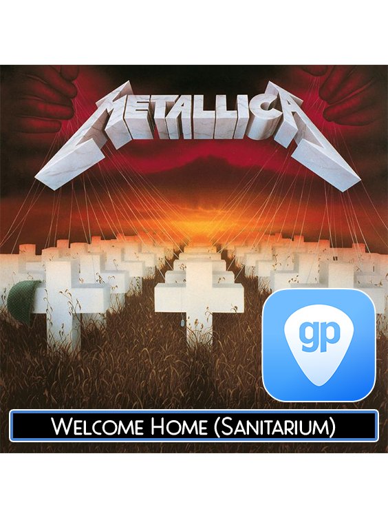 Welcome Home (Sanitarium) PDF TAB + Backing Track MP3 product image (1)