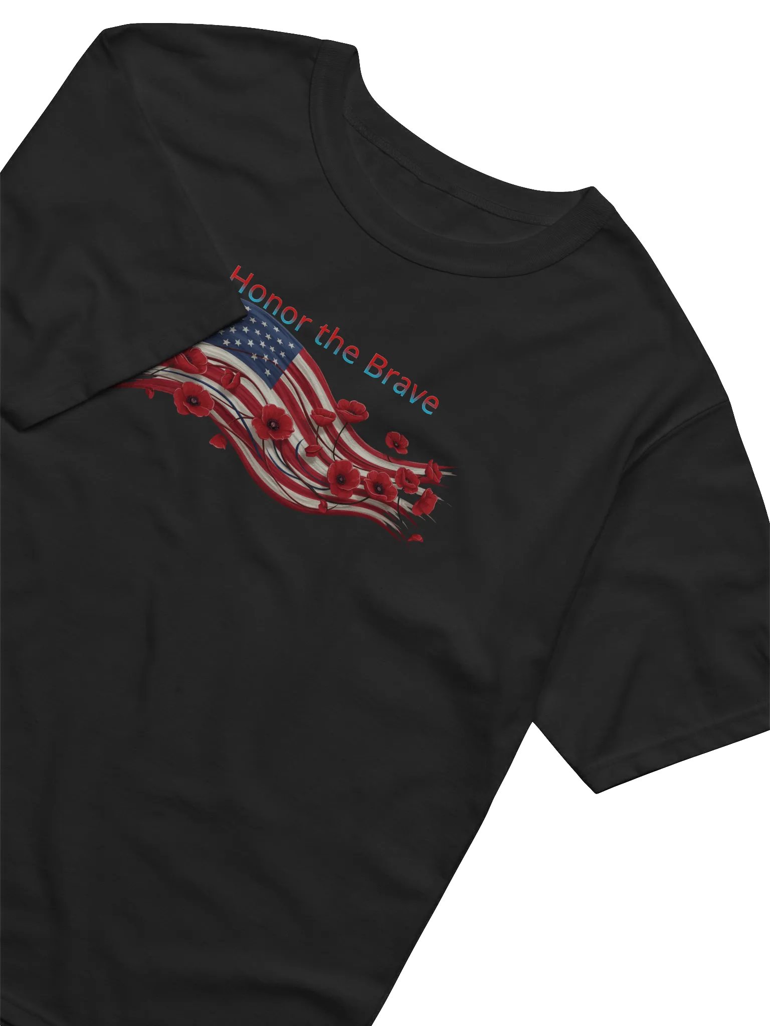Honor the Brave American Flag T-Shirt product image (15)