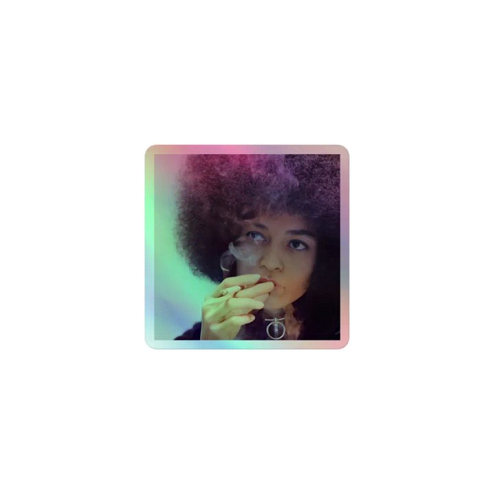 Angela Davis Holographic Sticker product image (1)