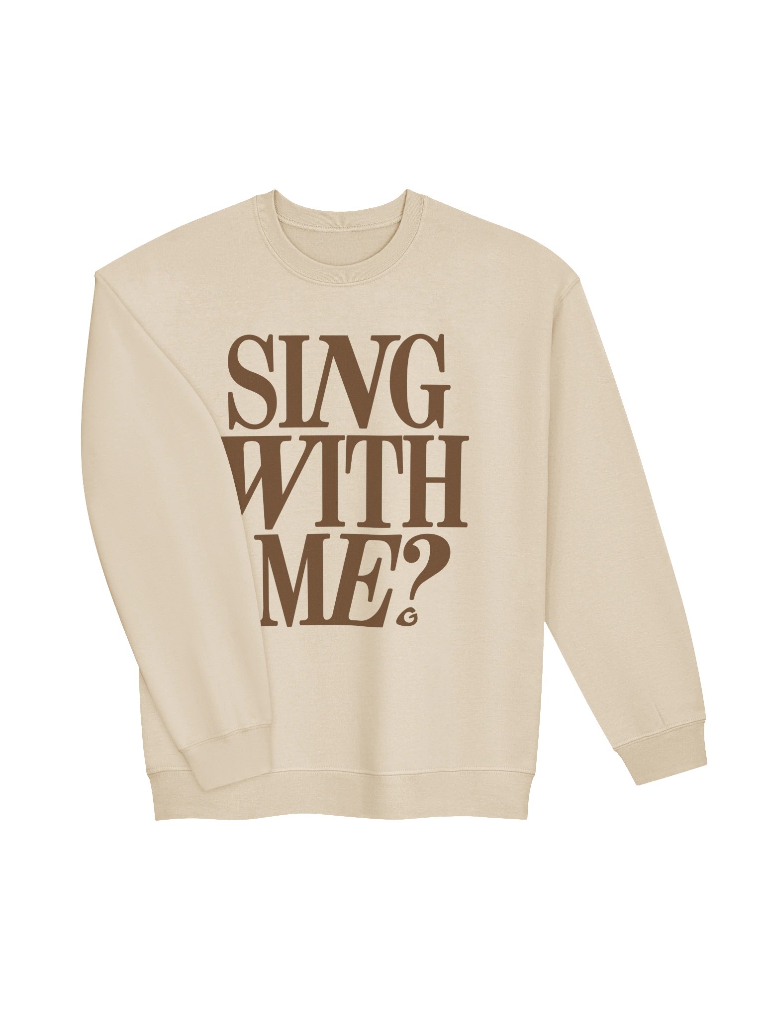 Sing With Me Crewneck — Neutrals product image (3)