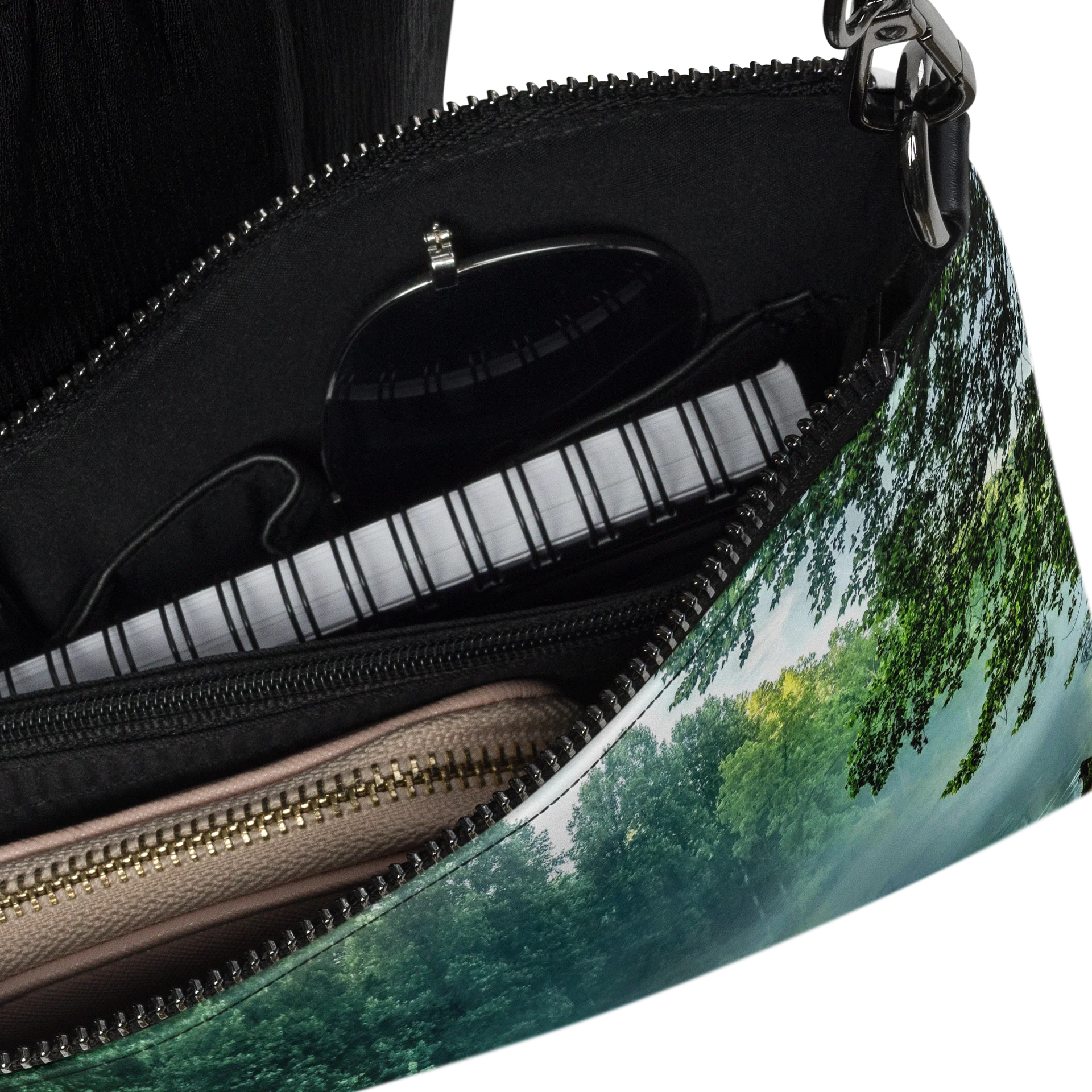 Misty River Reflections Crossbody Bag product image (6)
