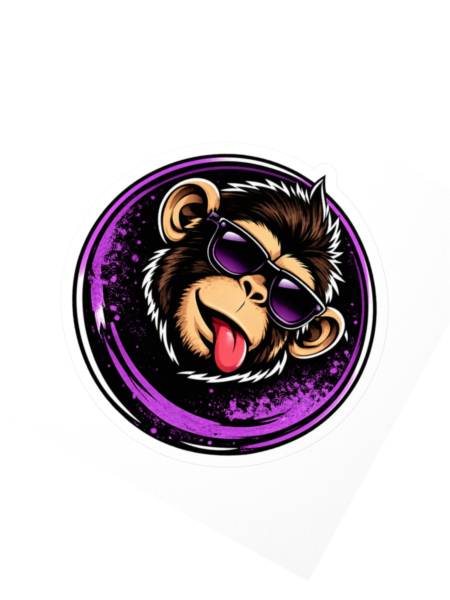 DrunkNMonkey Classic Logo Sticker product image (2)