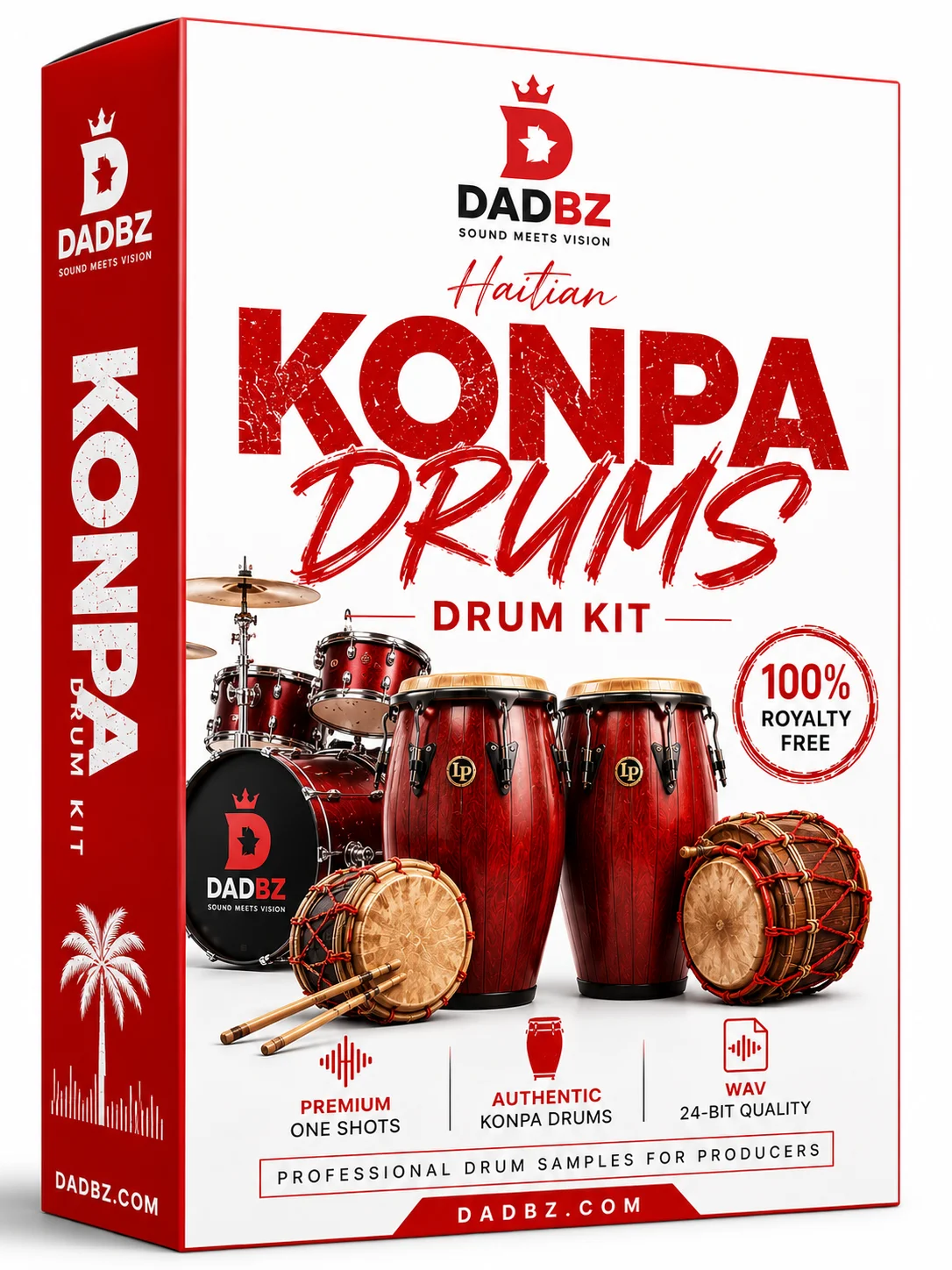 Haitian Konpa Gouyad Drum Kit | WAV Samples product image (1)
