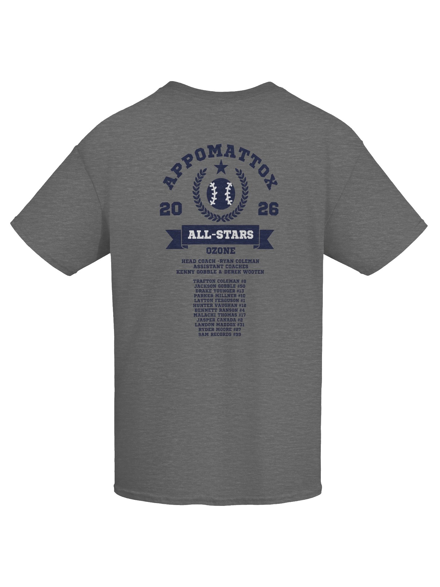 Appomattox All-Stars Ozone Team T-Shirt product image (33)