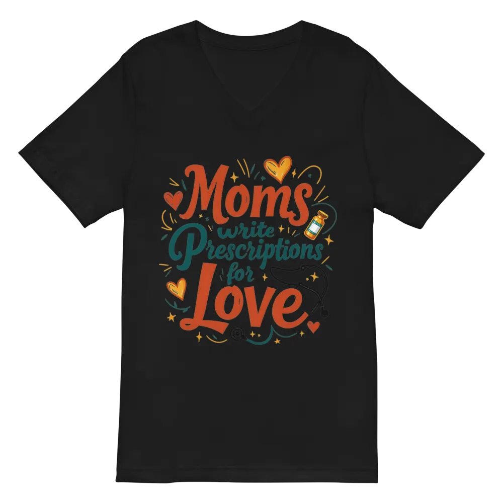 Moms Write Prescription for Love V-Neck Tee product image (3)