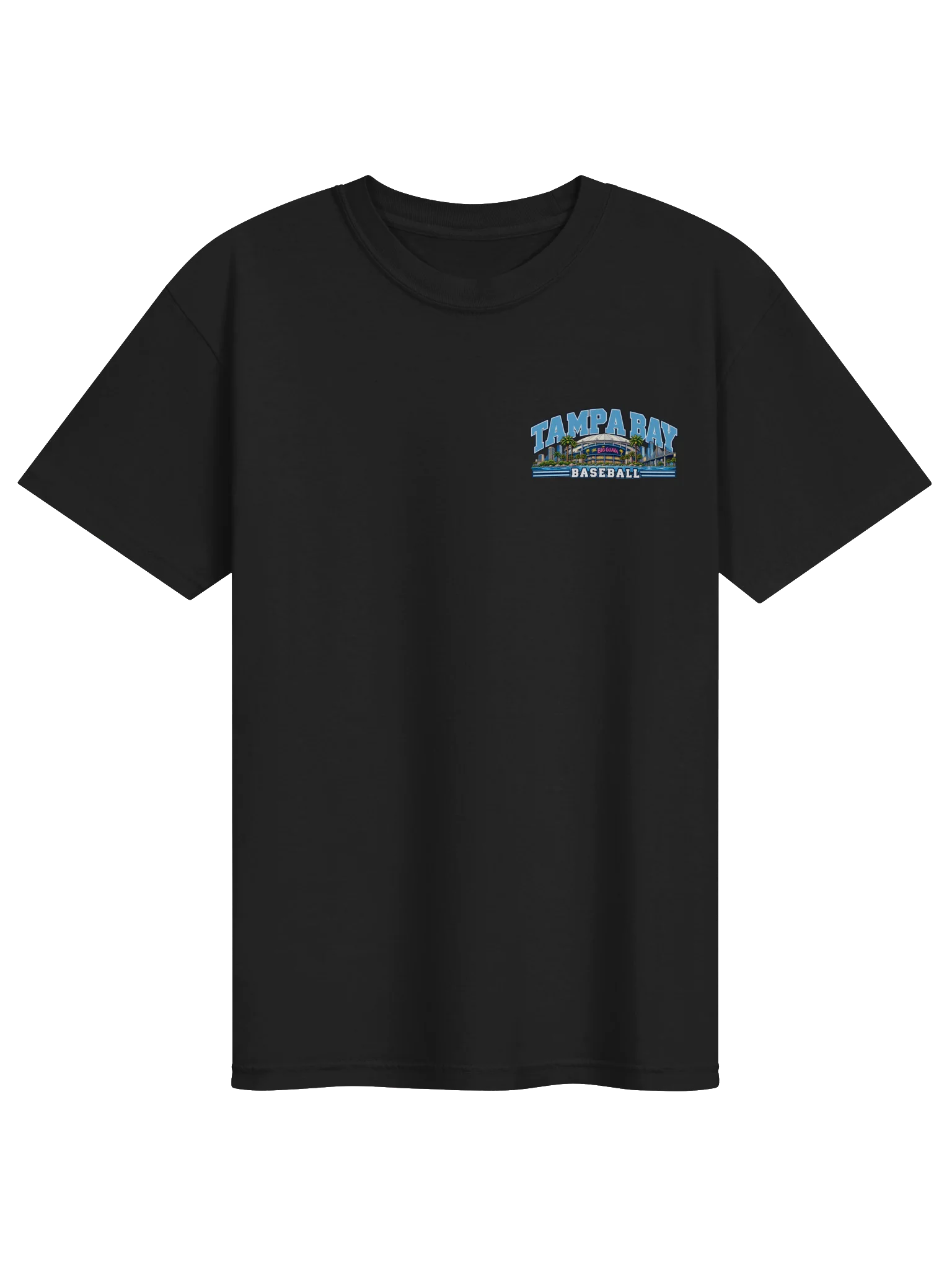 Tampa Bay Baseball 2026 Animated Player Back Print T-Shirt product image (1)