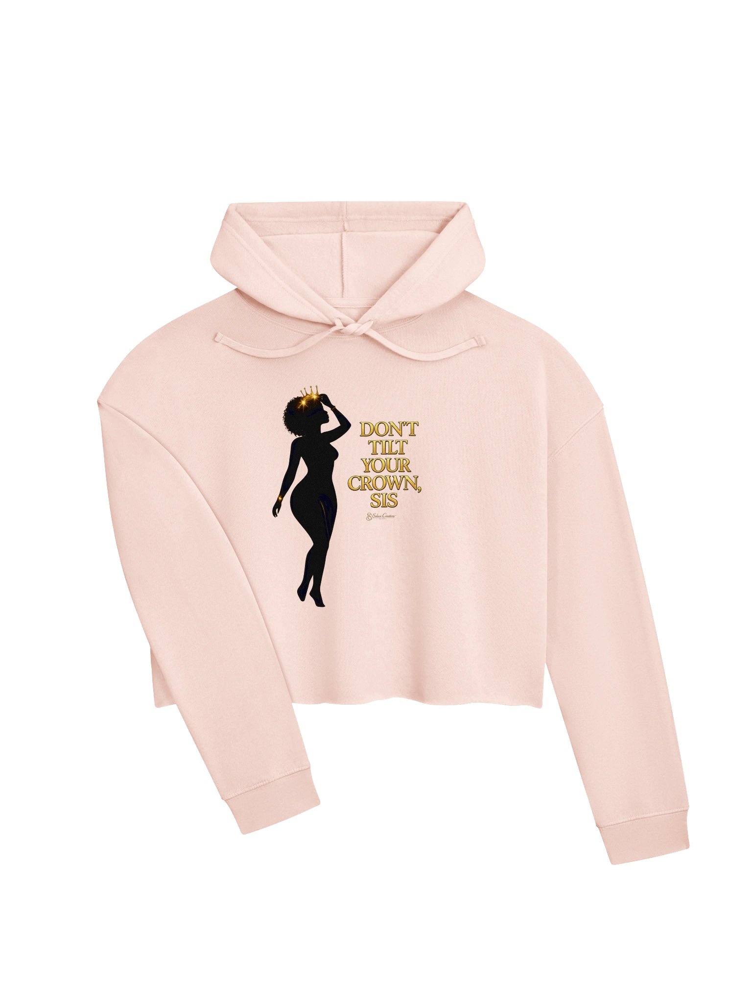 Don't Tilt Your Crown, Sis — Cropped Hoodie product image (3)