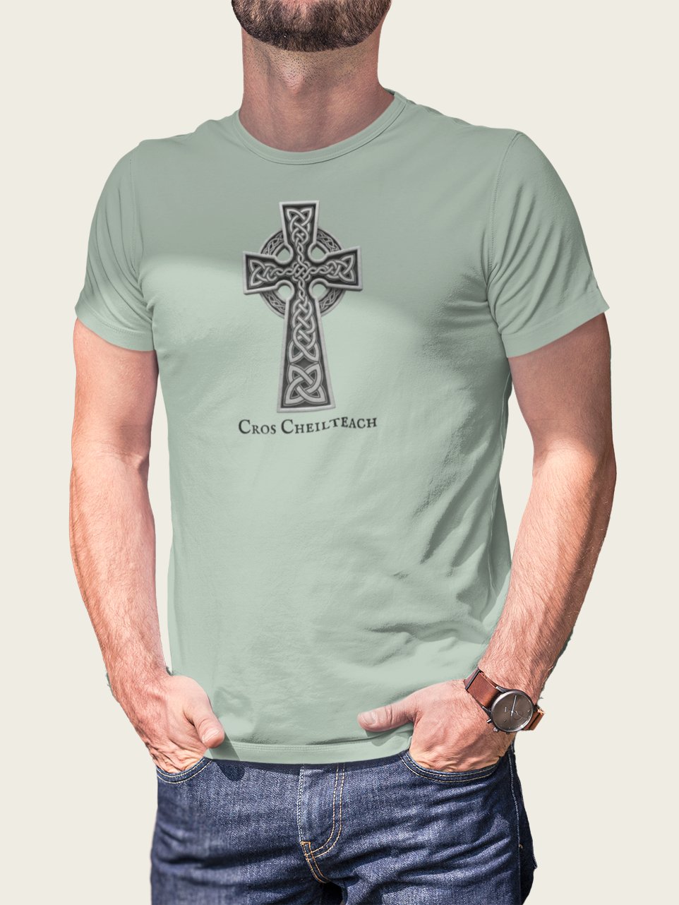 Celtic Cross (Cros Cheilteach) Soft Tee product image (29)