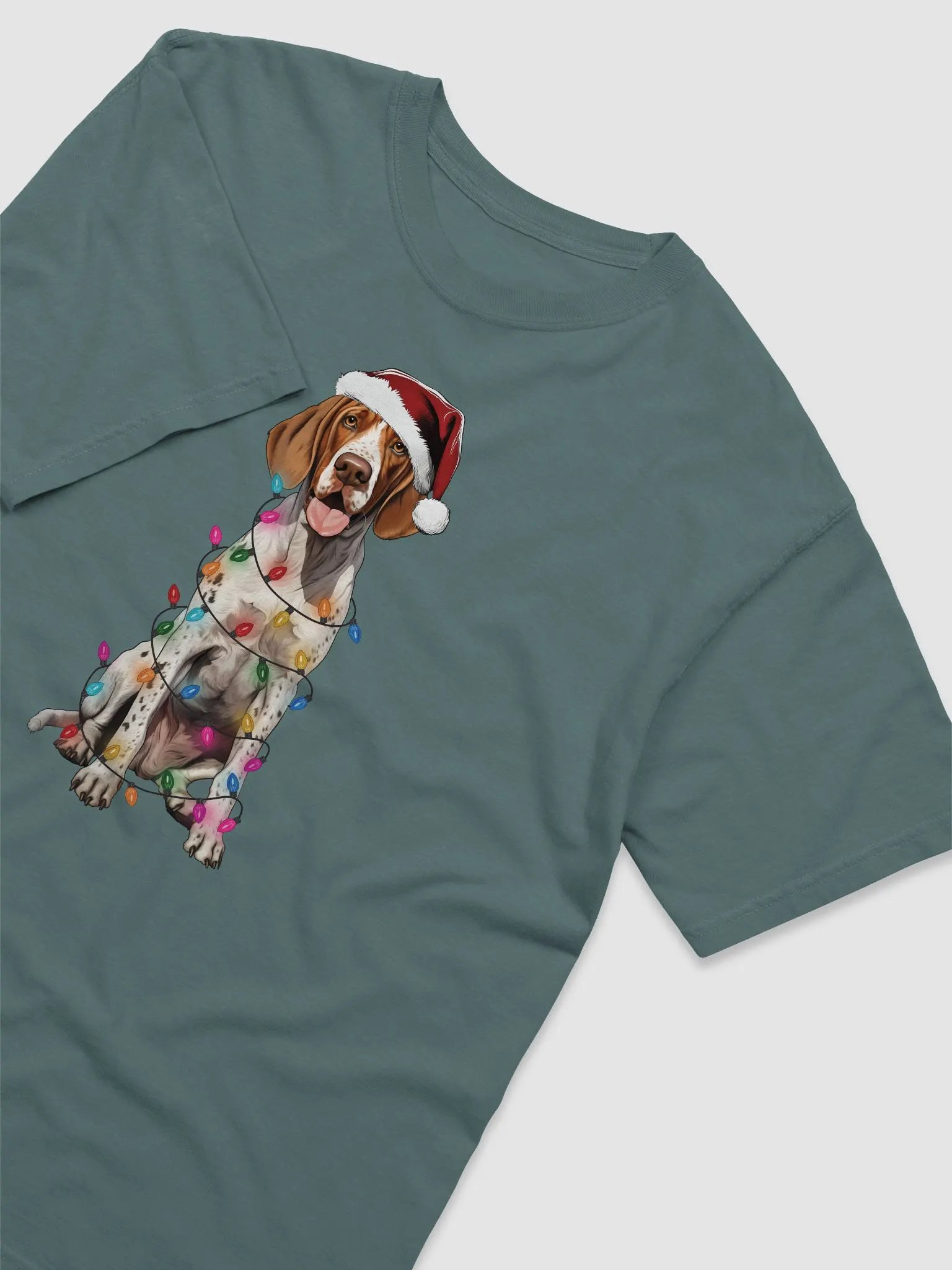 Funny Redtick Coonhound(2) Christmas T-Shirt for Coonhound Paw-rents product image (6)