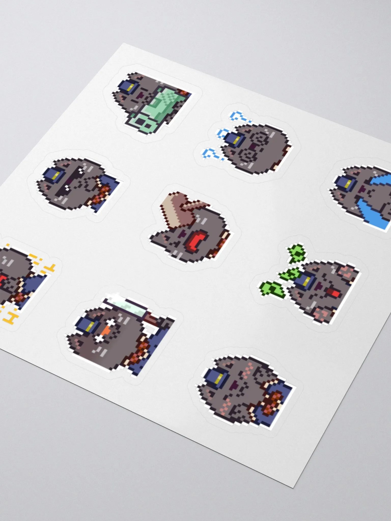The Business Cat Emote Sticker Sheet #2 product image (9)