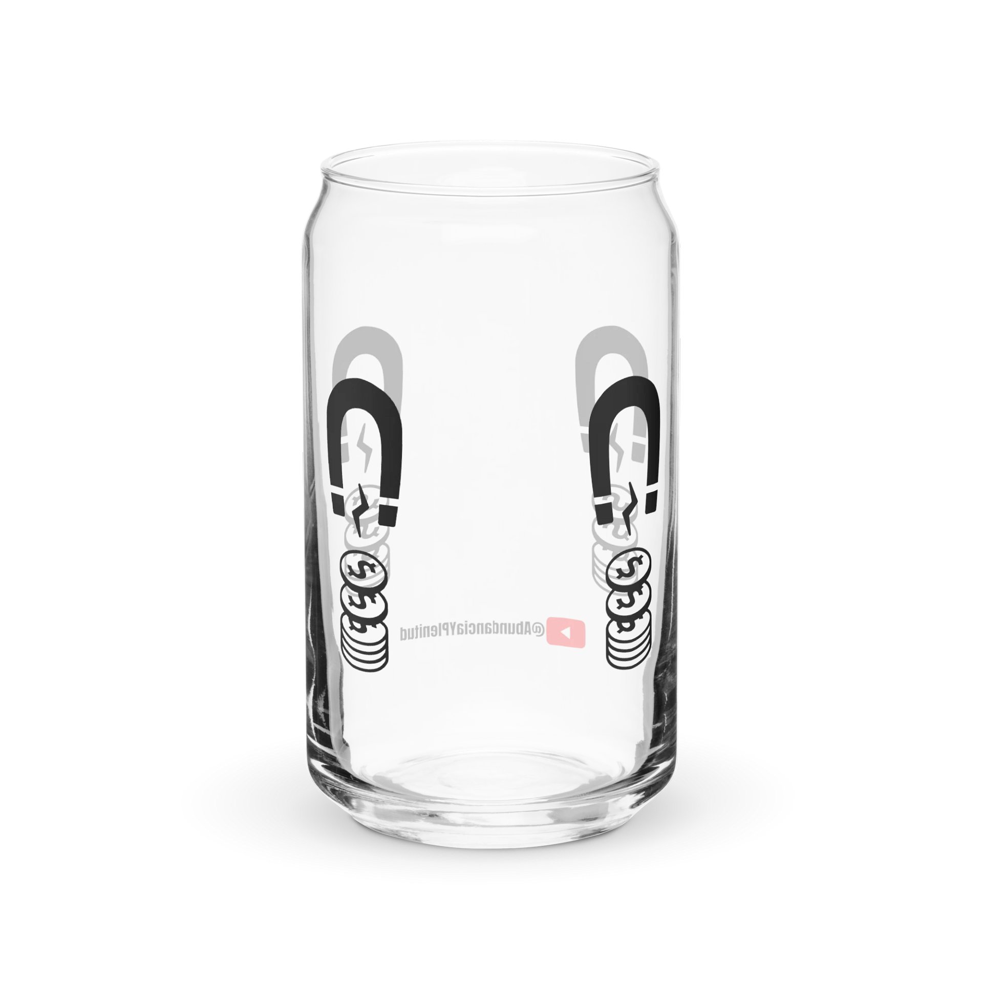 Vaso de Vidrio con Forma de Lata – Imán de Dinero product image (6)