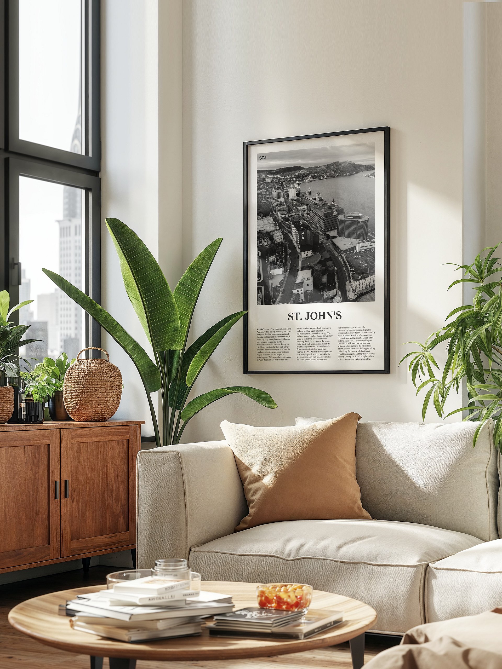 St. John's 01 Newspaper Poster | Framed product image (3)