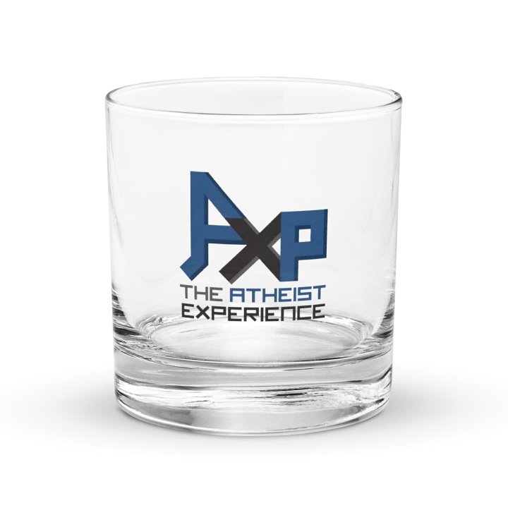 The Atheist Experience Rocks Glass product image (1)