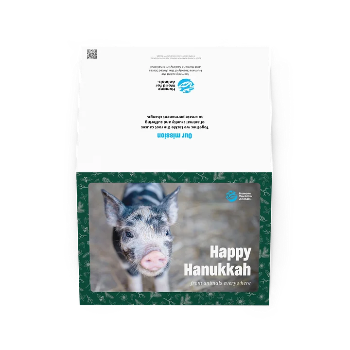 Hanukkah card - Pig design product image (2)