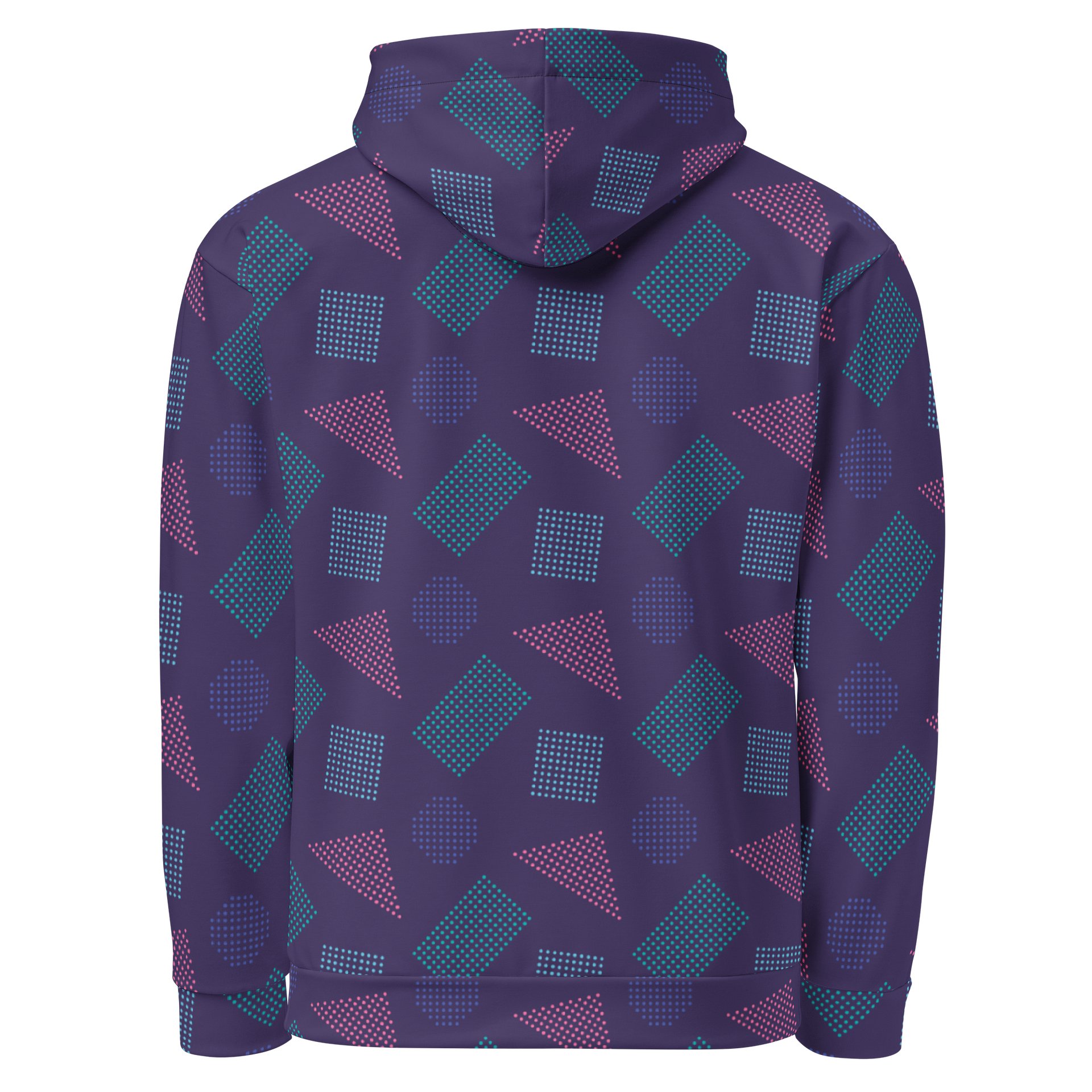 Comfortable Cotton Hoodie with Colorful Geometric product image (2)