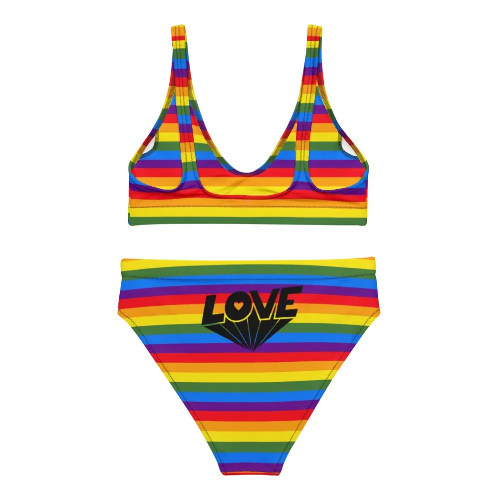 Rainbow Recycled Vibrance Bikini Set product image (2)
