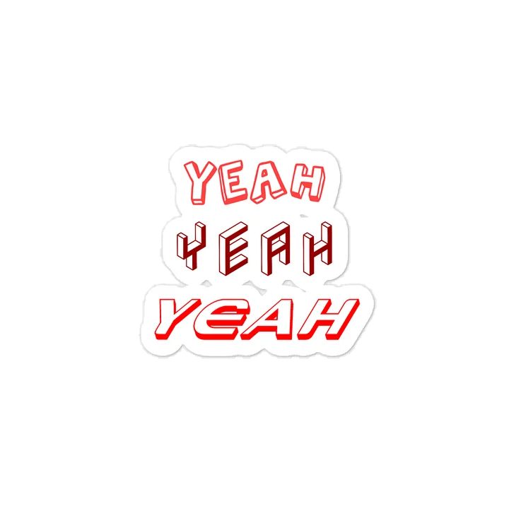Yeah Quote Sticker product image (1)