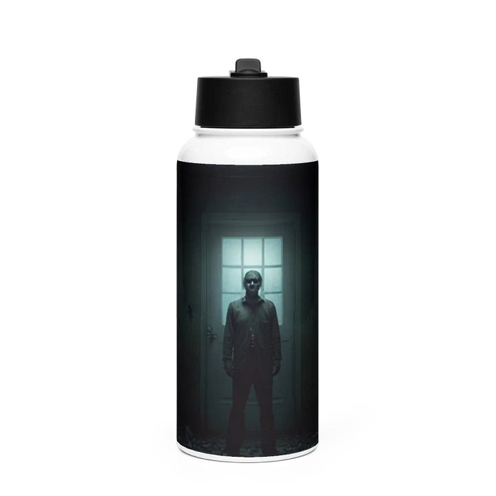 Creeper Metal Water Bottle with straw product image (1)