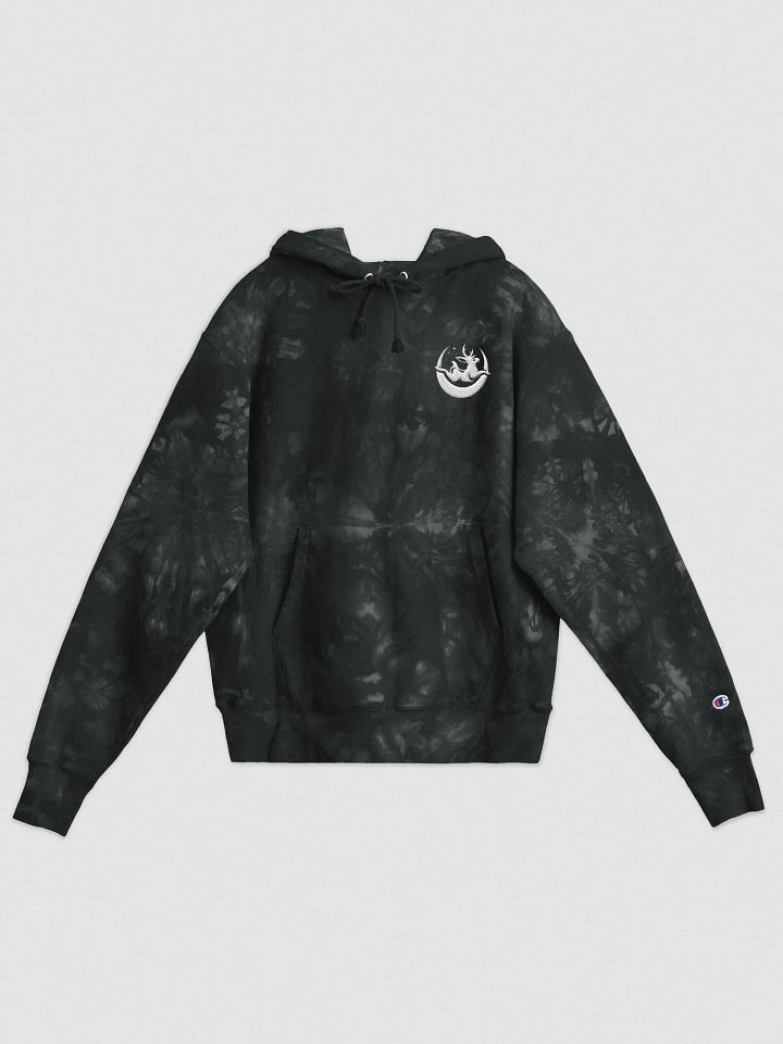 Moonbound Jackalope Embroidered Tie-Dye Hoodie product image (1)