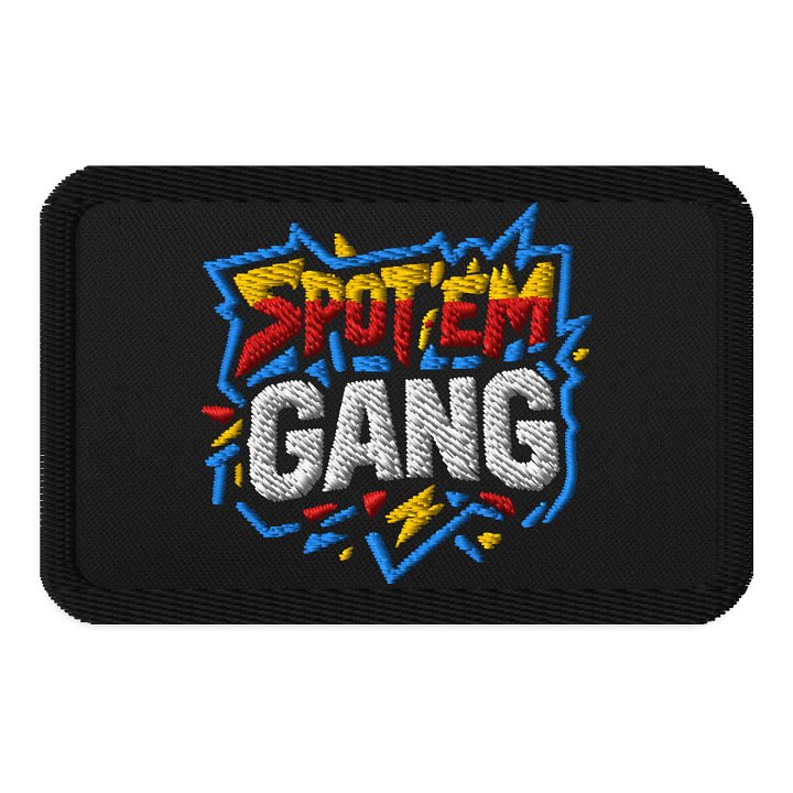 Retro #SPOTEMGANG Embroidered Patch product image (1)