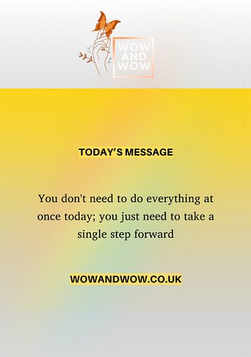 Today's message 
