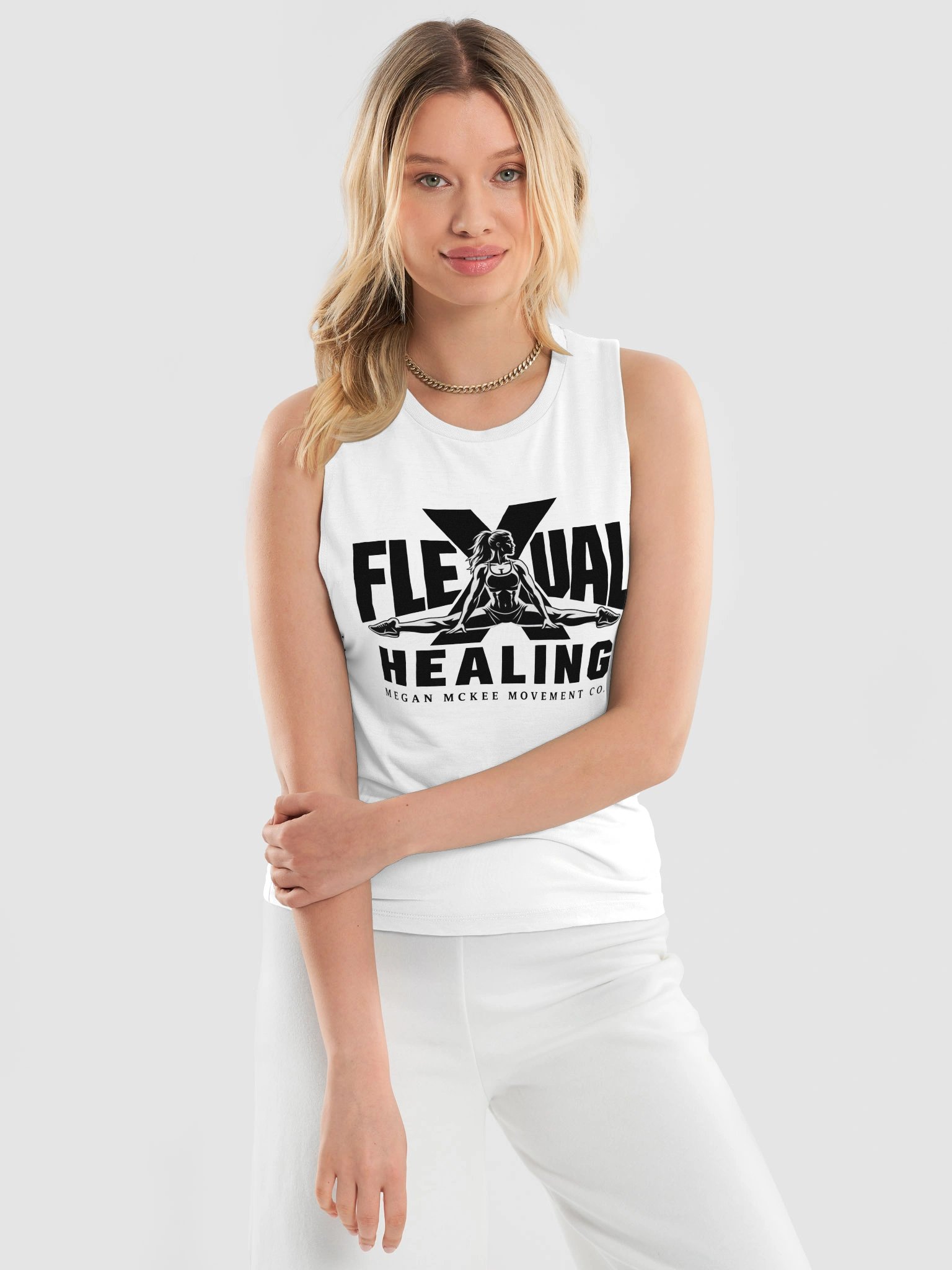 FLEXual Healing Flowy Muscle Tank product image (3)