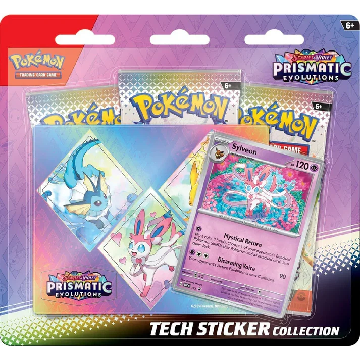 Pokémon TCG: Scarlet & Violet—Prismatic Evolutions Tech Sticker Collection product image (1)
