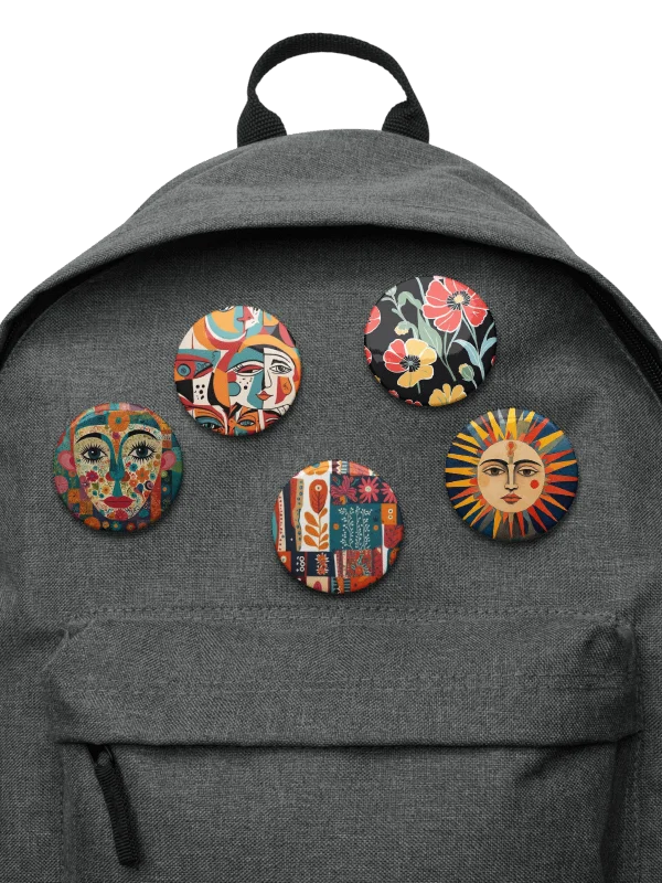 Collage Pin Buttons Set product image (8)