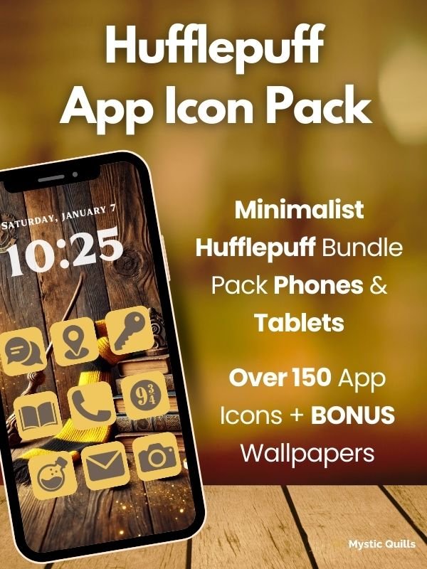 House of Badgers Aesthetic Minimalist App Icon Pack for Phones and Tablets Android and IOS product image (1)