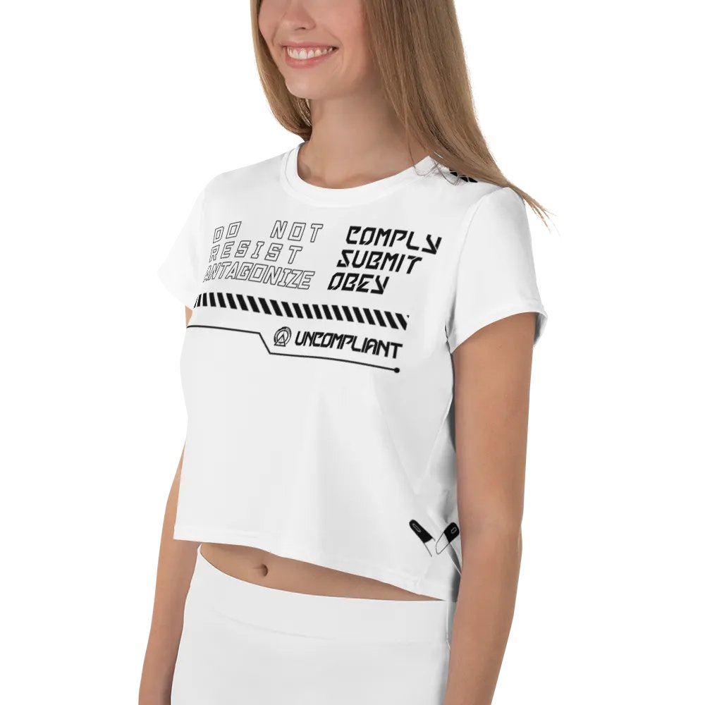 The Statement Crop Top - White product image (2)