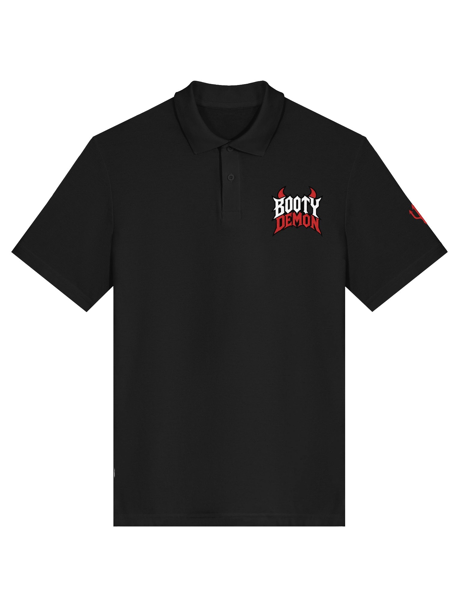 Booty Demon Gothic Men's Embroidered Polo product image (1)