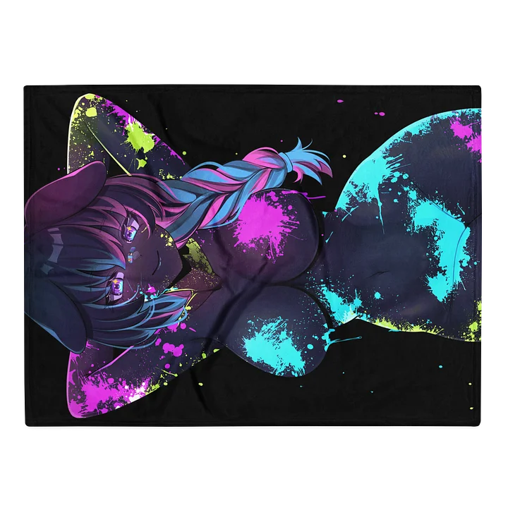MooMoo Rave Paint Throw Blanket product image (1)