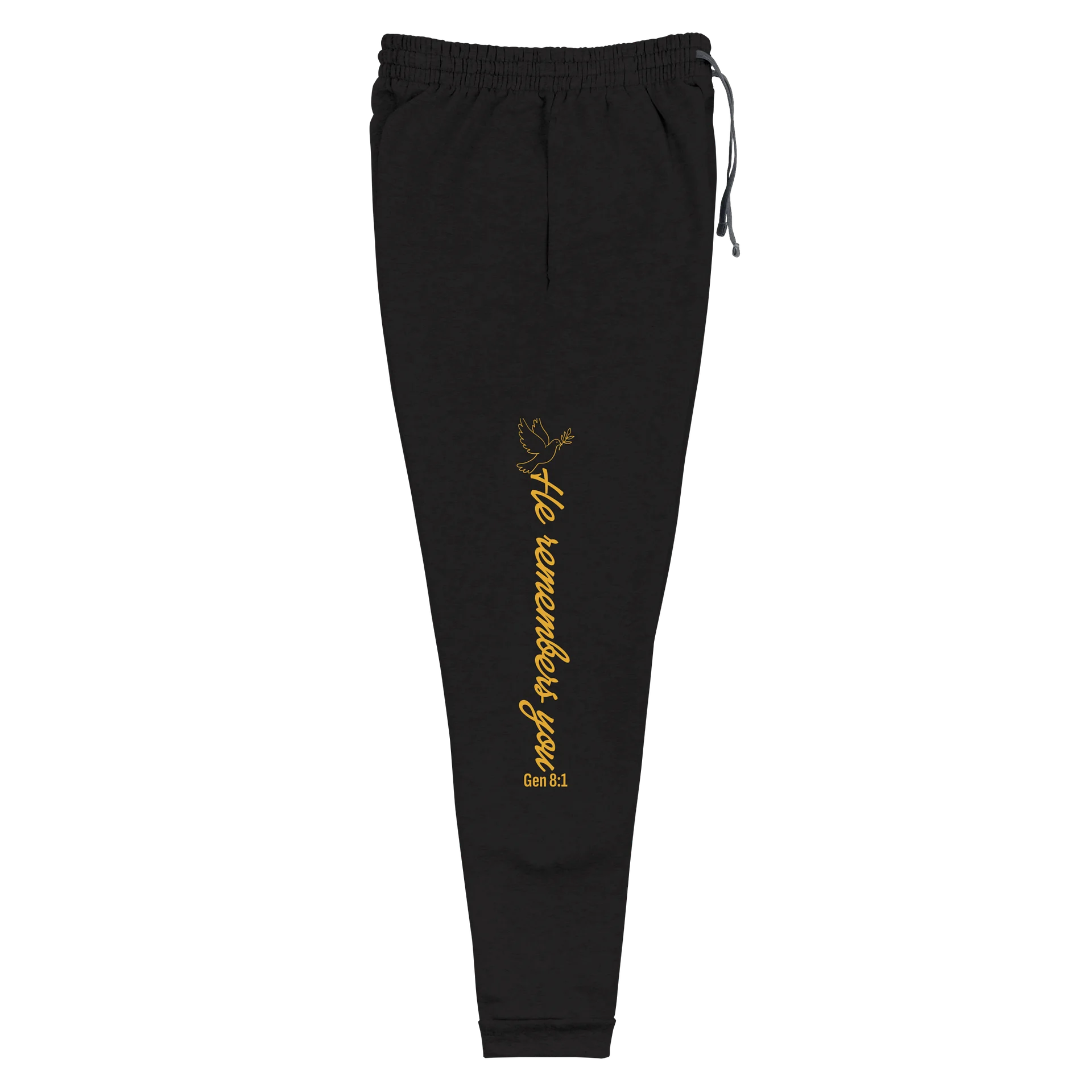 He Remembers You Tapered Unisex Joggers product image (2)