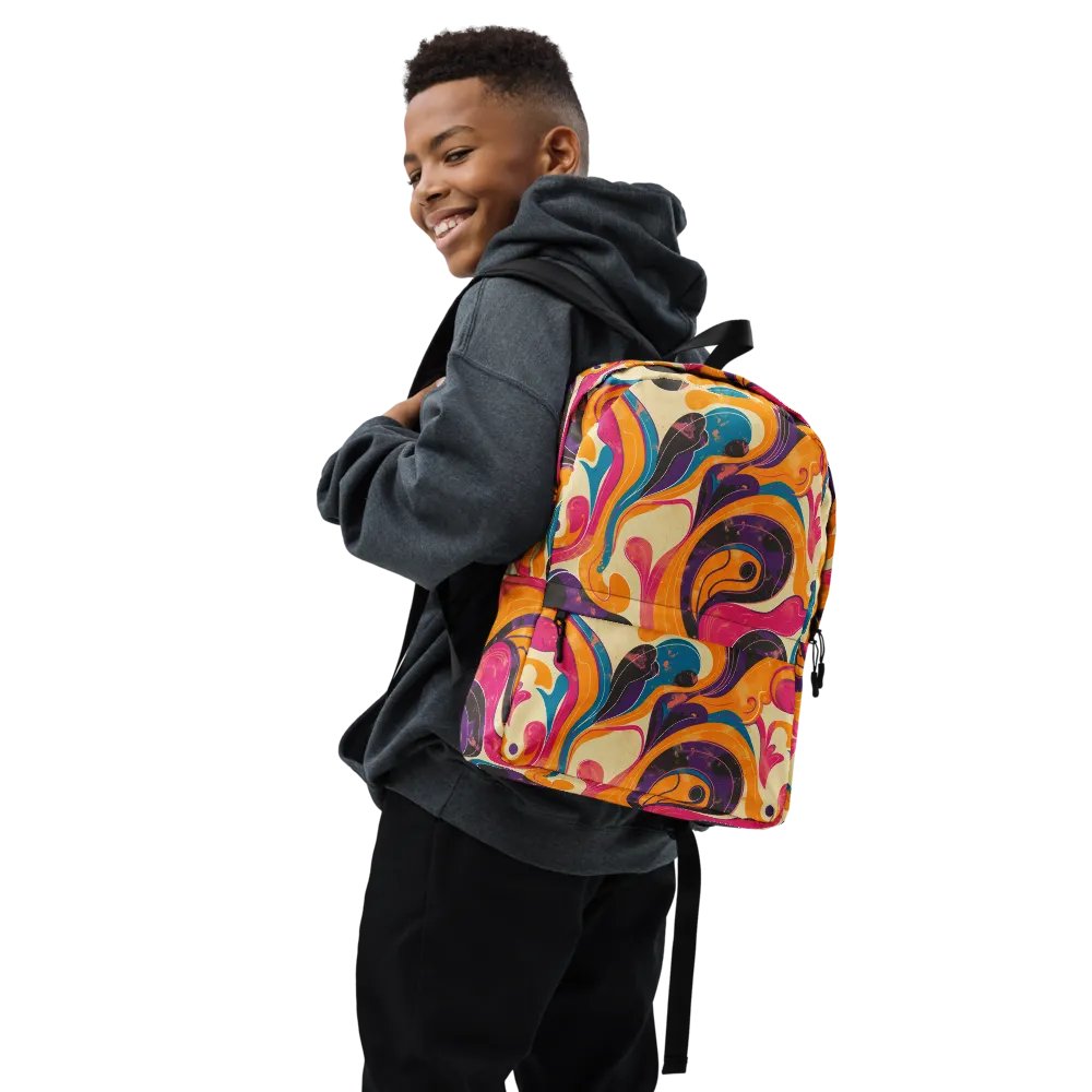 Swirling Dreams All-Over Print Backpack product image (7)