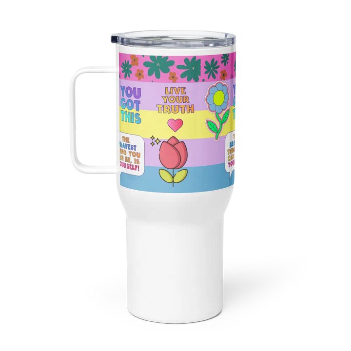 Brave Vibes Travel Mug product image (1)
