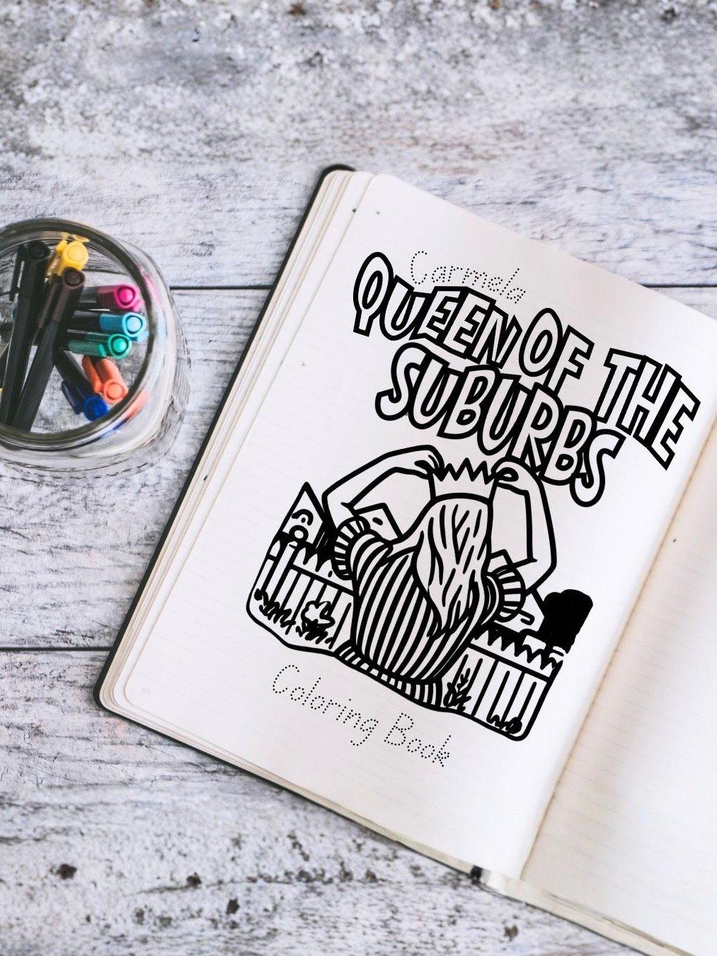 Queen of the Suburbs Coloring Book product image (1)